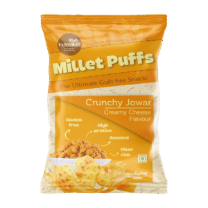 Jowar Puffs Creamy Cheese Flavor (Pack of 4)