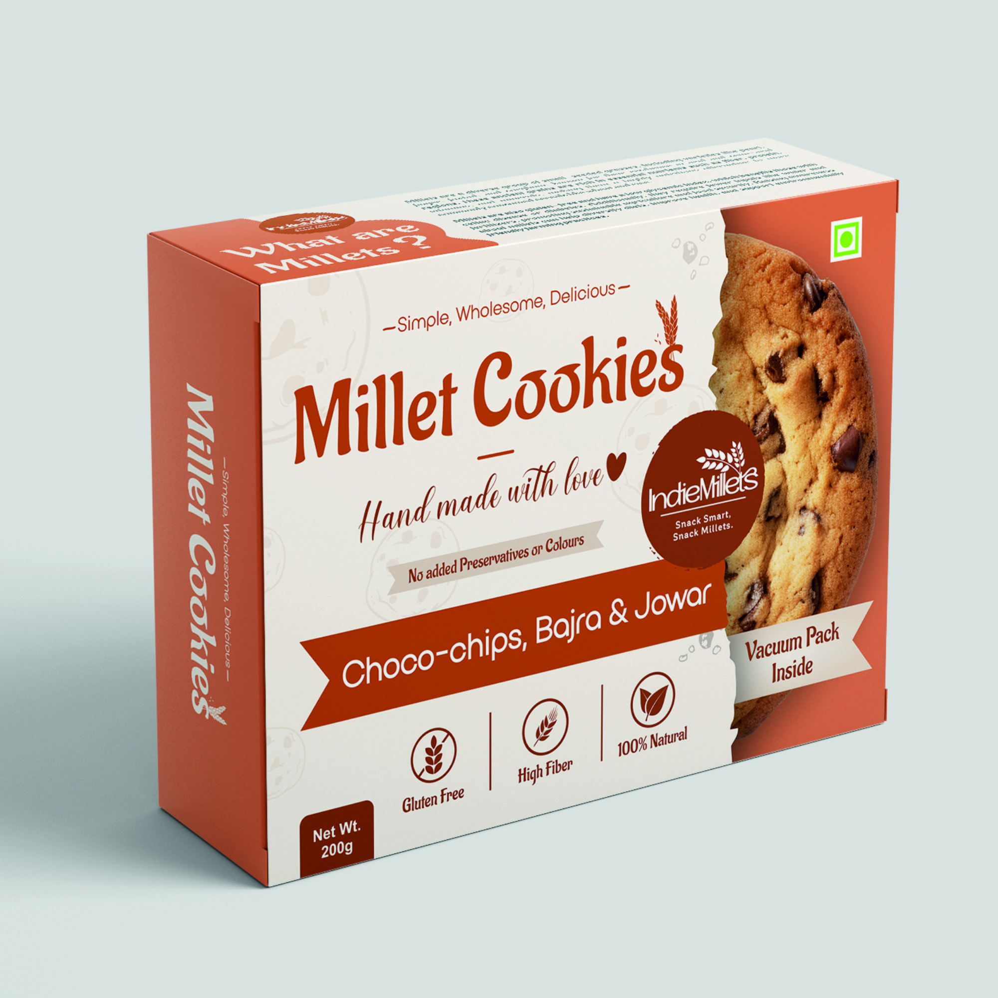 Millet Chocolate cookies 200g