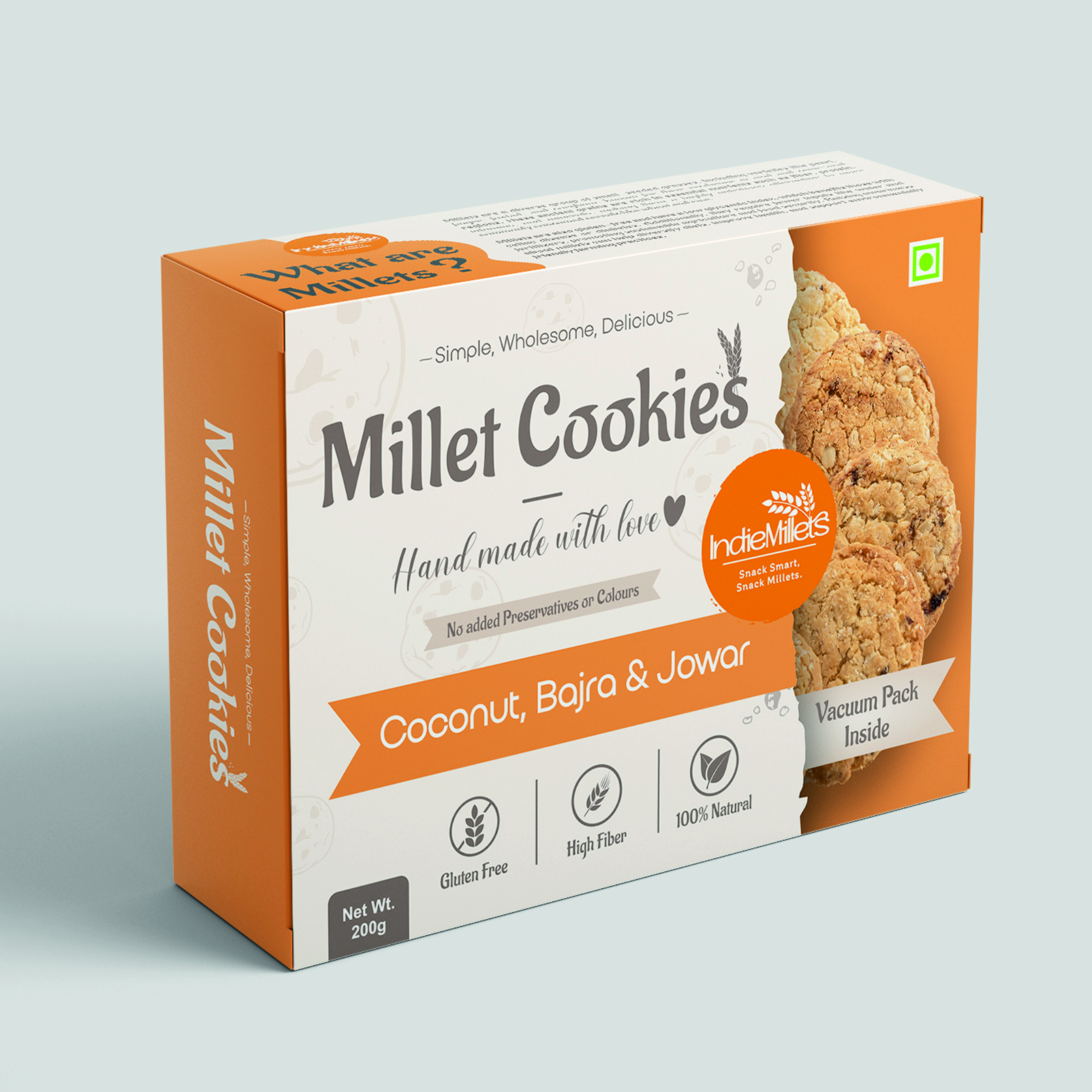 Millet cookies Coconut