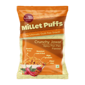 Jowar Puffs Spicy Peri Peri Flavor(Pack of 4)