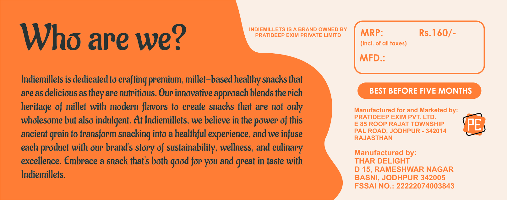 Millet cookies Coconut - Image 4