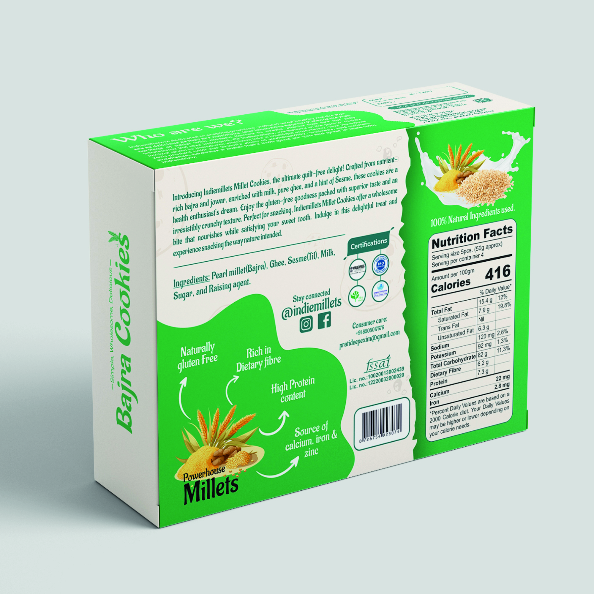 Millet Cookies Combo | Chocolate and Bajra - Image 5