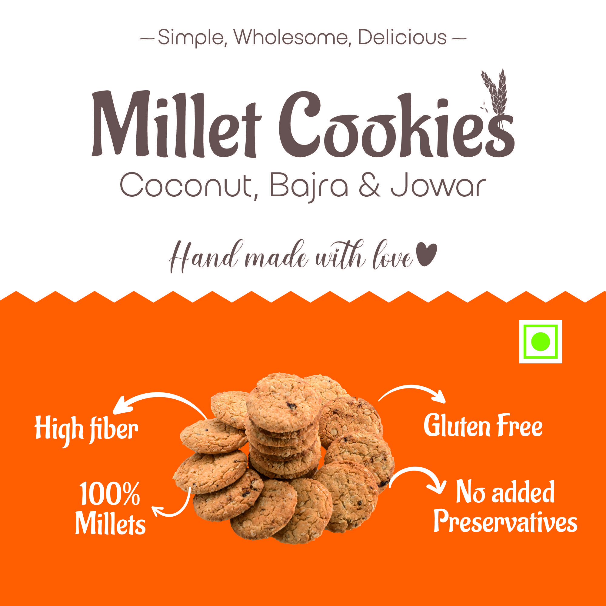 Millet Cookies Combo | Chocolate and Coconut - Image 5